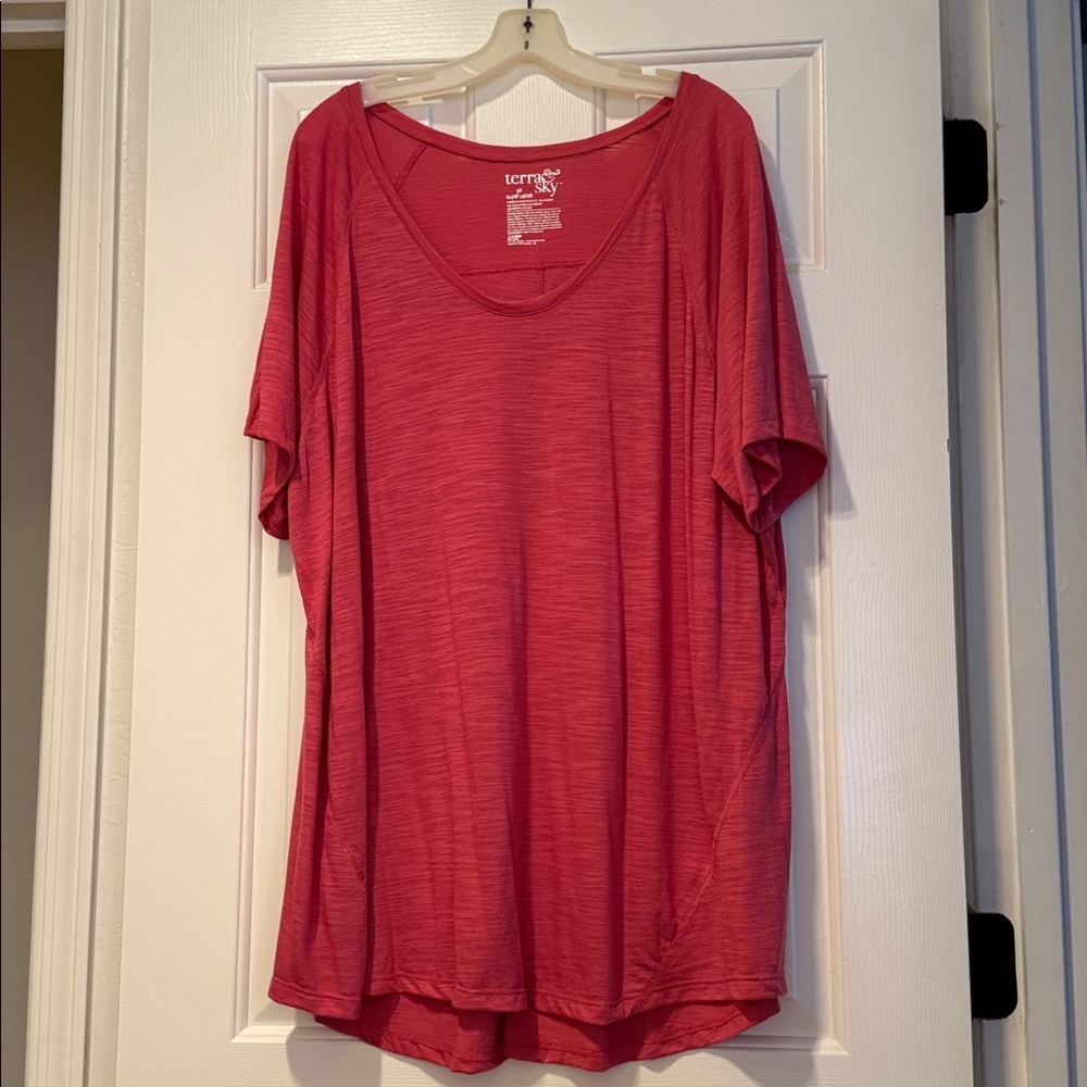 Coral Short Sleeve Top